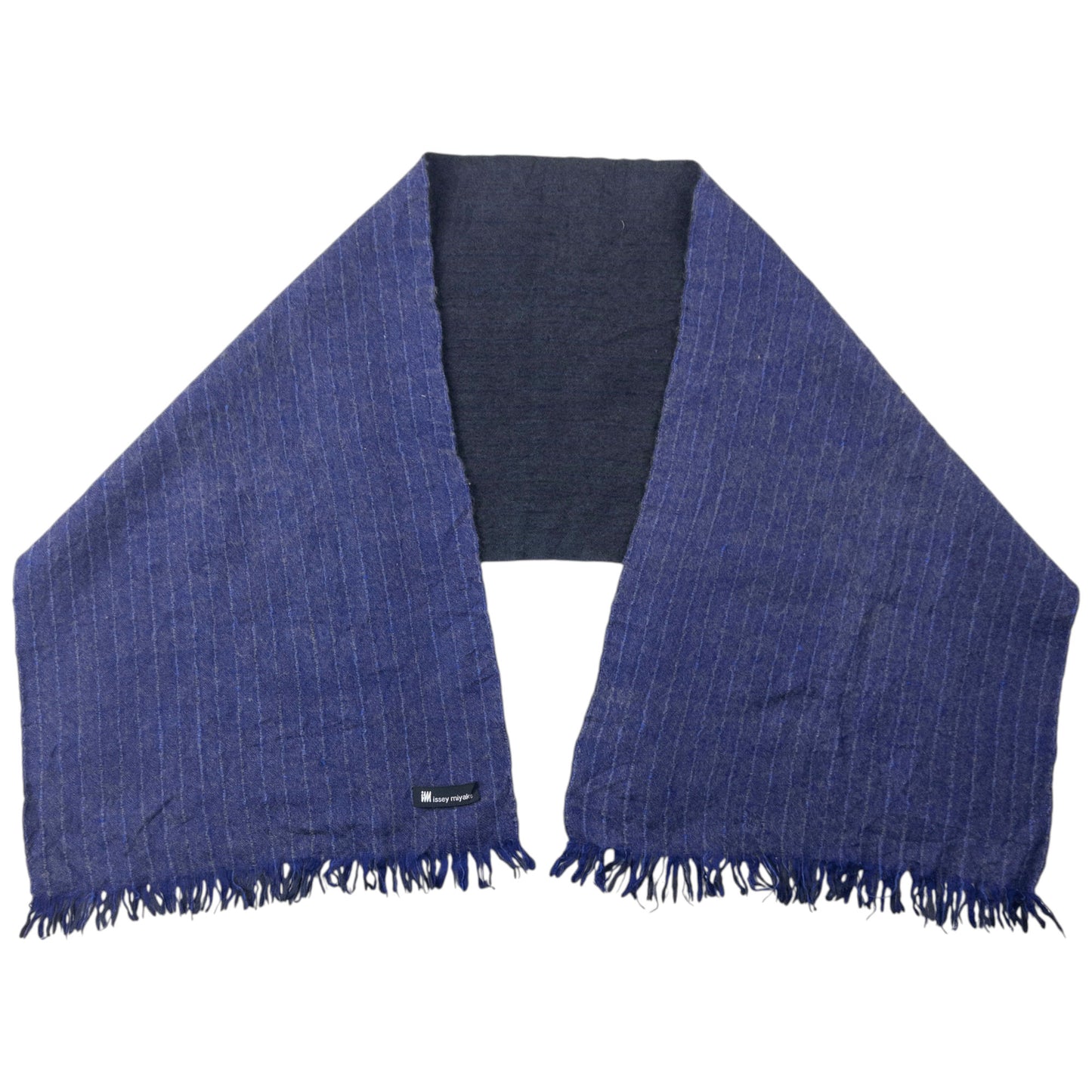 Vintage 2000s Issey Miyake Wool Tassel Scarf
