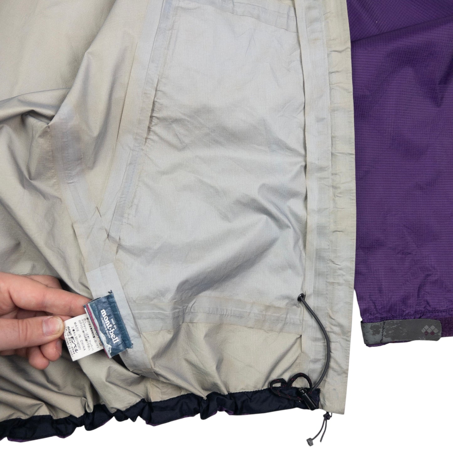 Vintage Montbell Goretex Zip Up Jacket Womens Size S