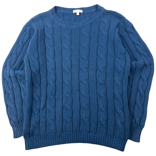 Vintage 90s Giorgio Armani Le Collezioni Cable Knit Jumper Size M