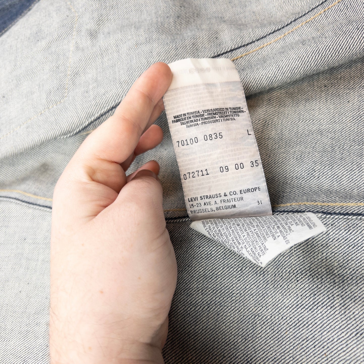 Vintage 2000s Levi's Engineered Garments Denim Jacket Size L