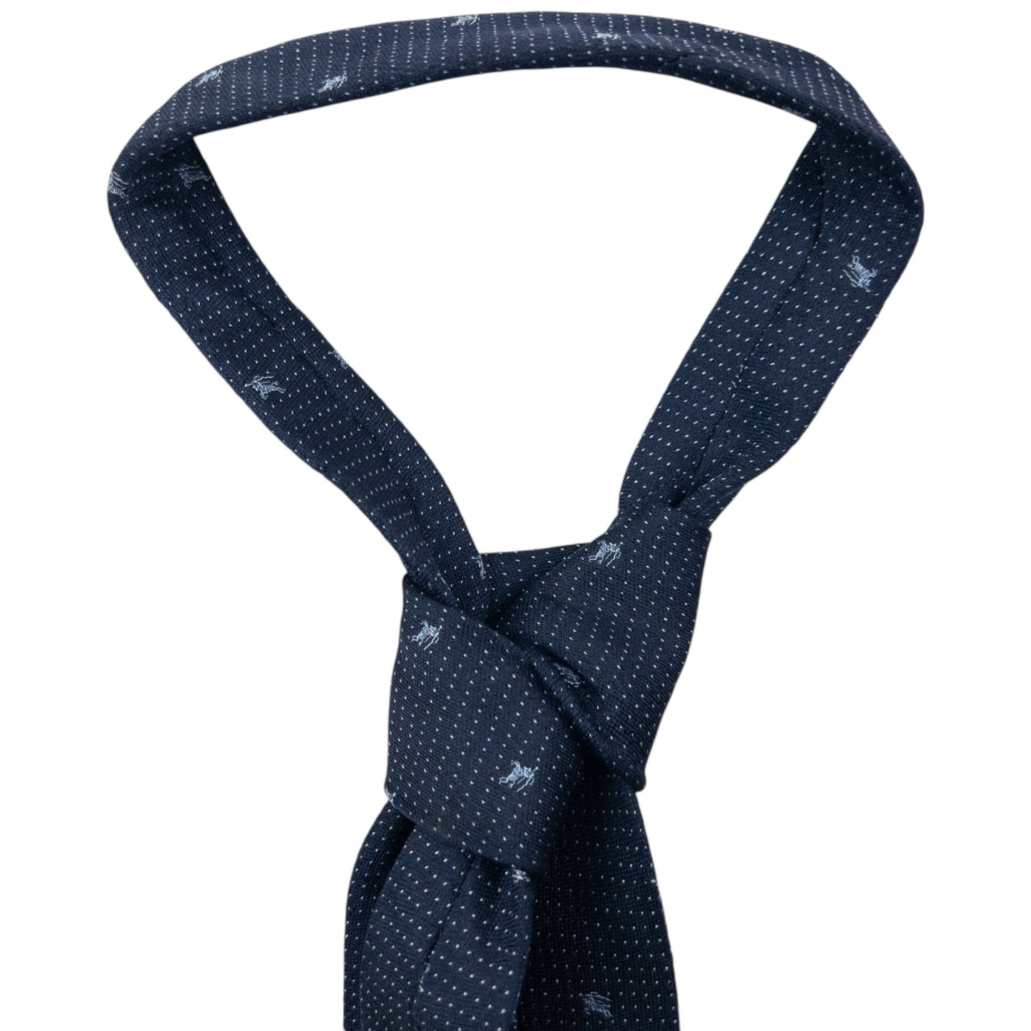 Vintage 2000s Burberry Monogram Silk Tie