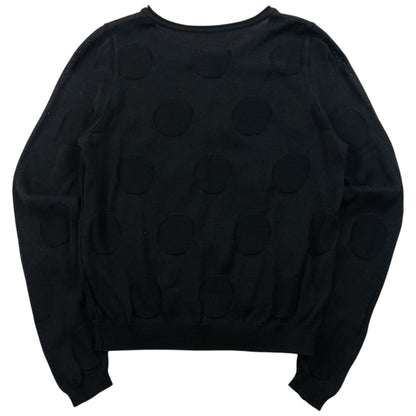 Vintage 90s Yohji Yamamoto Polka Dot Cardigan Womens Size M