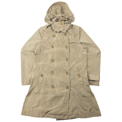 Vintage Burberry Brit Trench Jacket Womens Size L