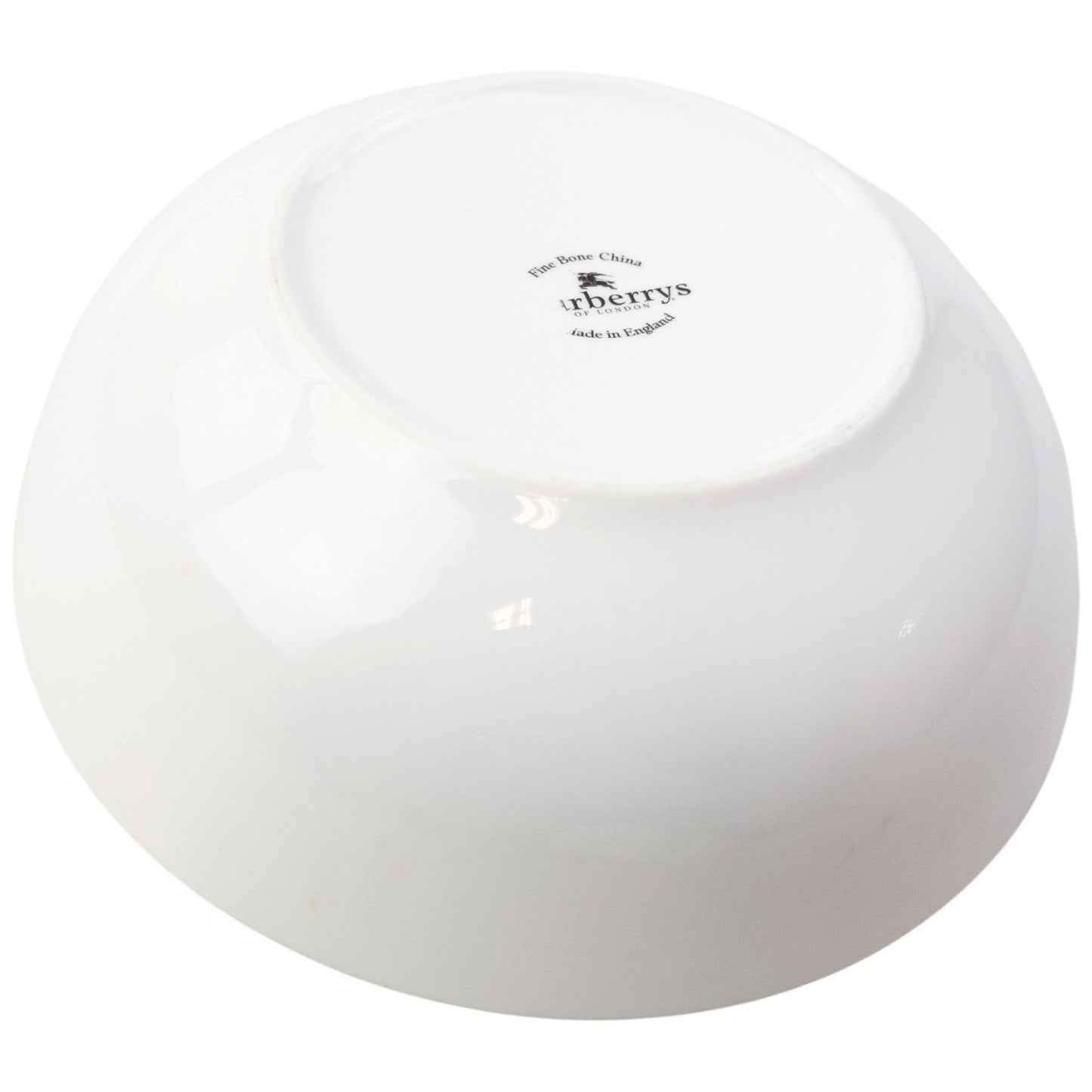 Vintage 90s Burberry Nova Check Fine Bone China Salad Bowl