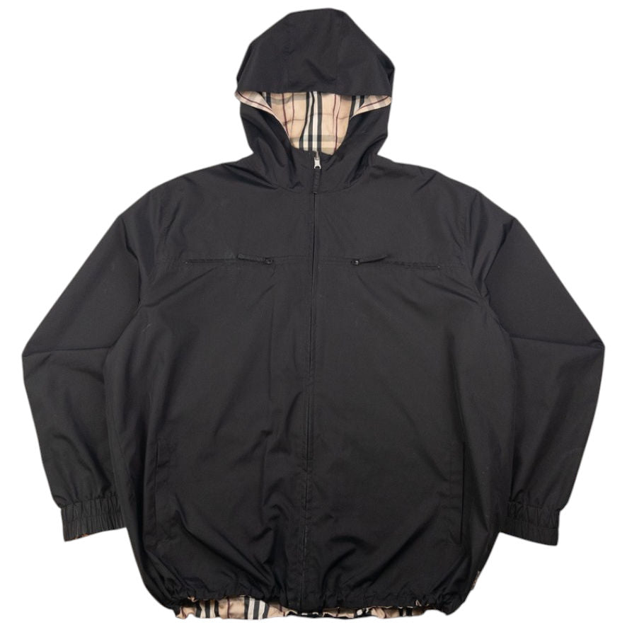 Vintage Burberry Nova Check Reversible Zip Up Jacket Size XL