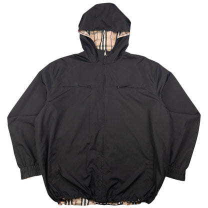 Vintage Burberry Nova Check Reversible Zip Up Jacket Size XL