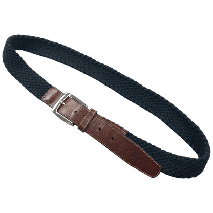 Vintage 2000s Burberry Braided Leather Belt Size L