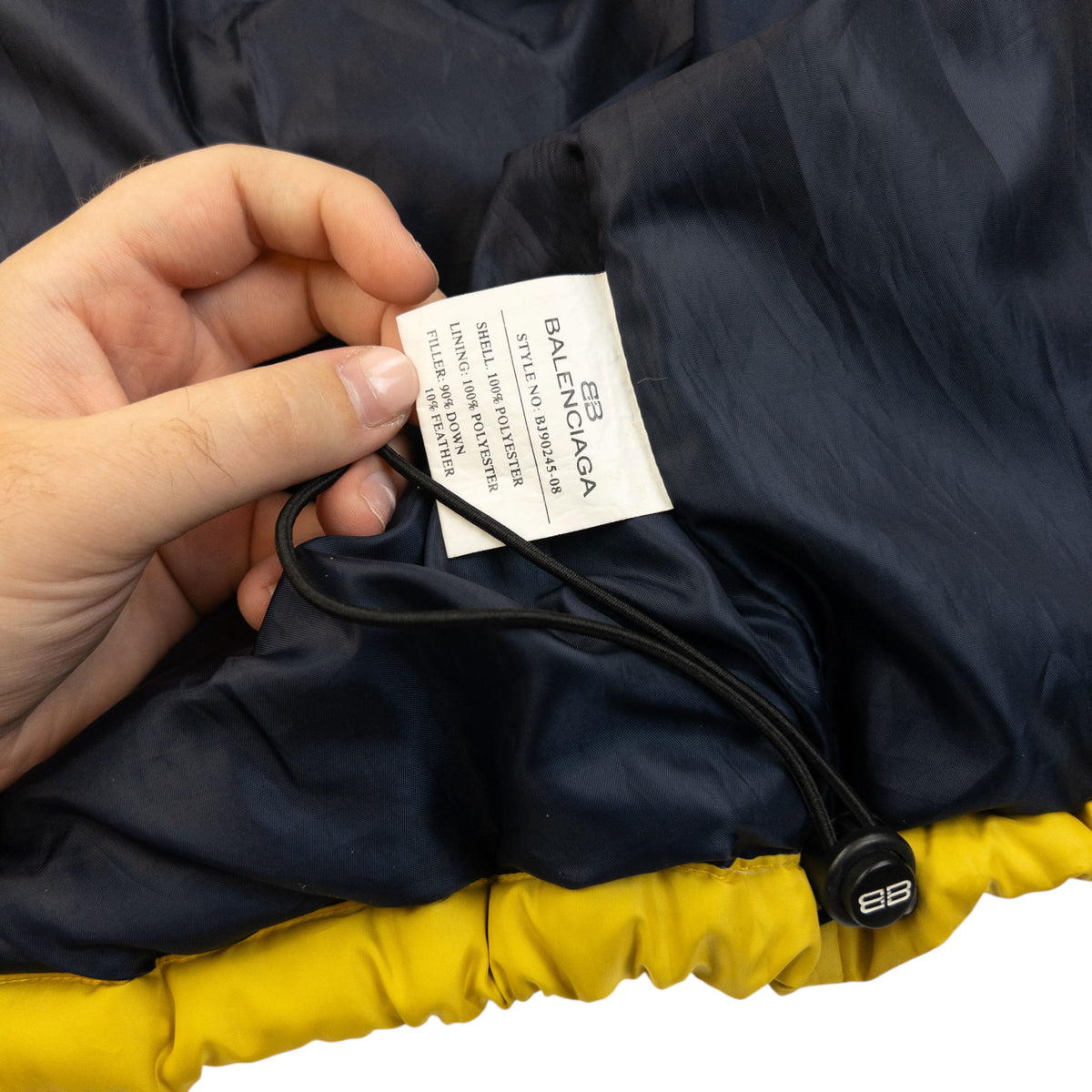 Vintage 90s Balenciaga Zip Up Puffer Jacket Size M
