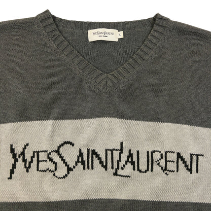 Vintage 2000s YSL Yves Saint Laurent Knit Jumper Size M