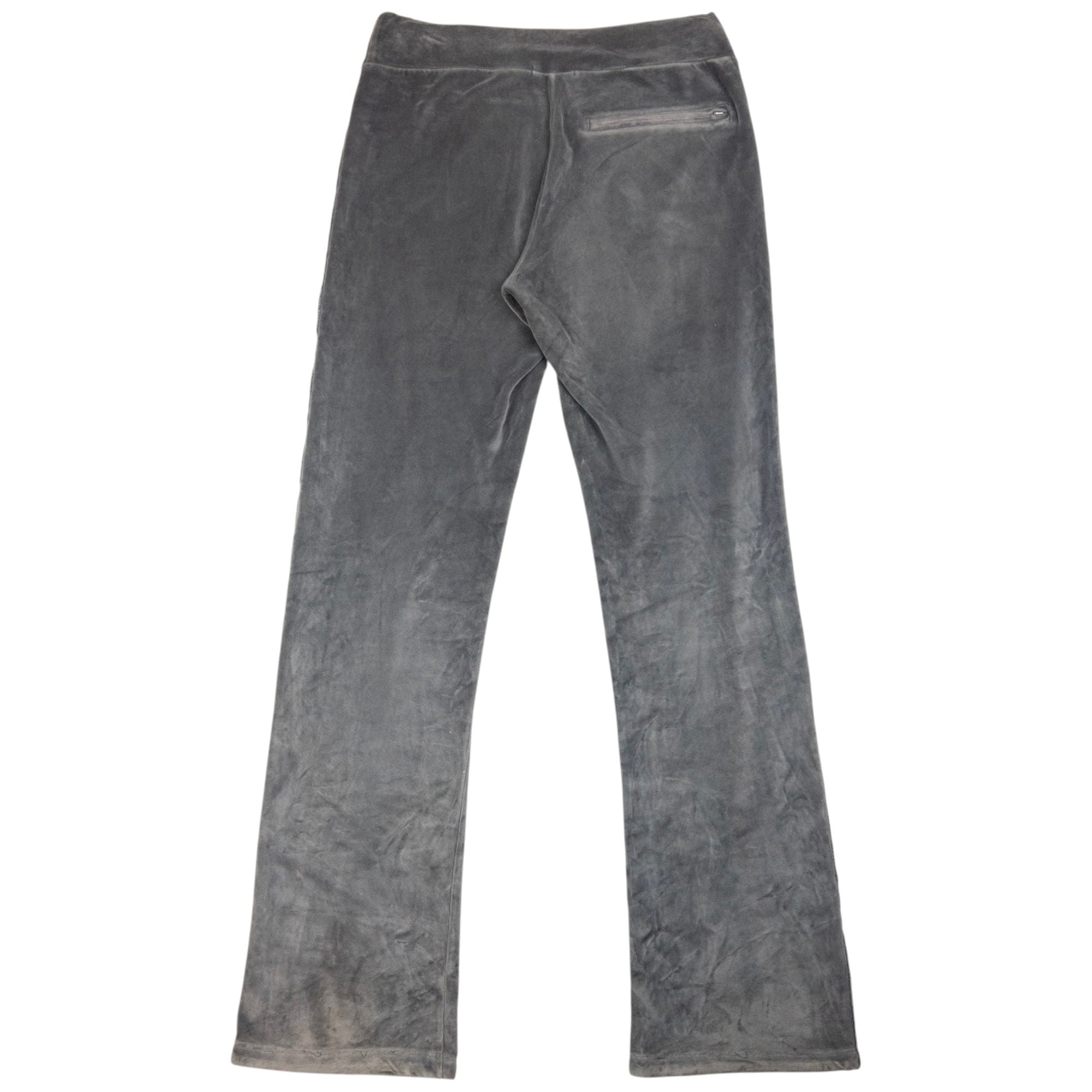 Vintage Burberry Ruched Velour Zip Up Hoodie & Joggers Set Womens Size S