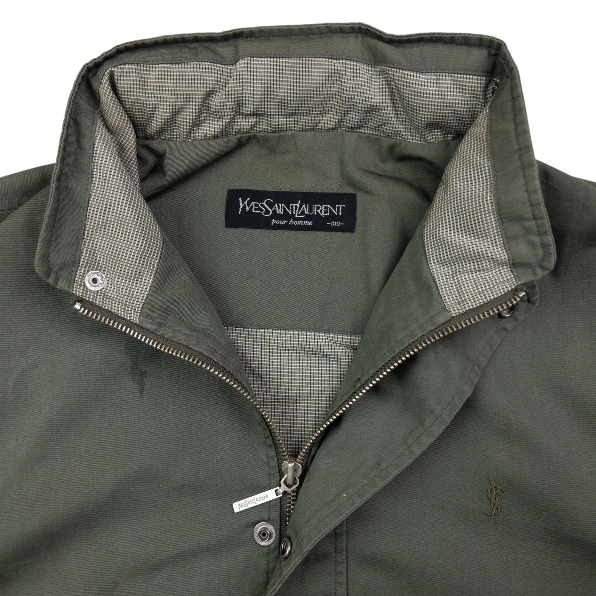 Vintage YSL Yves Saint Laurent Harrington Jacket Size M