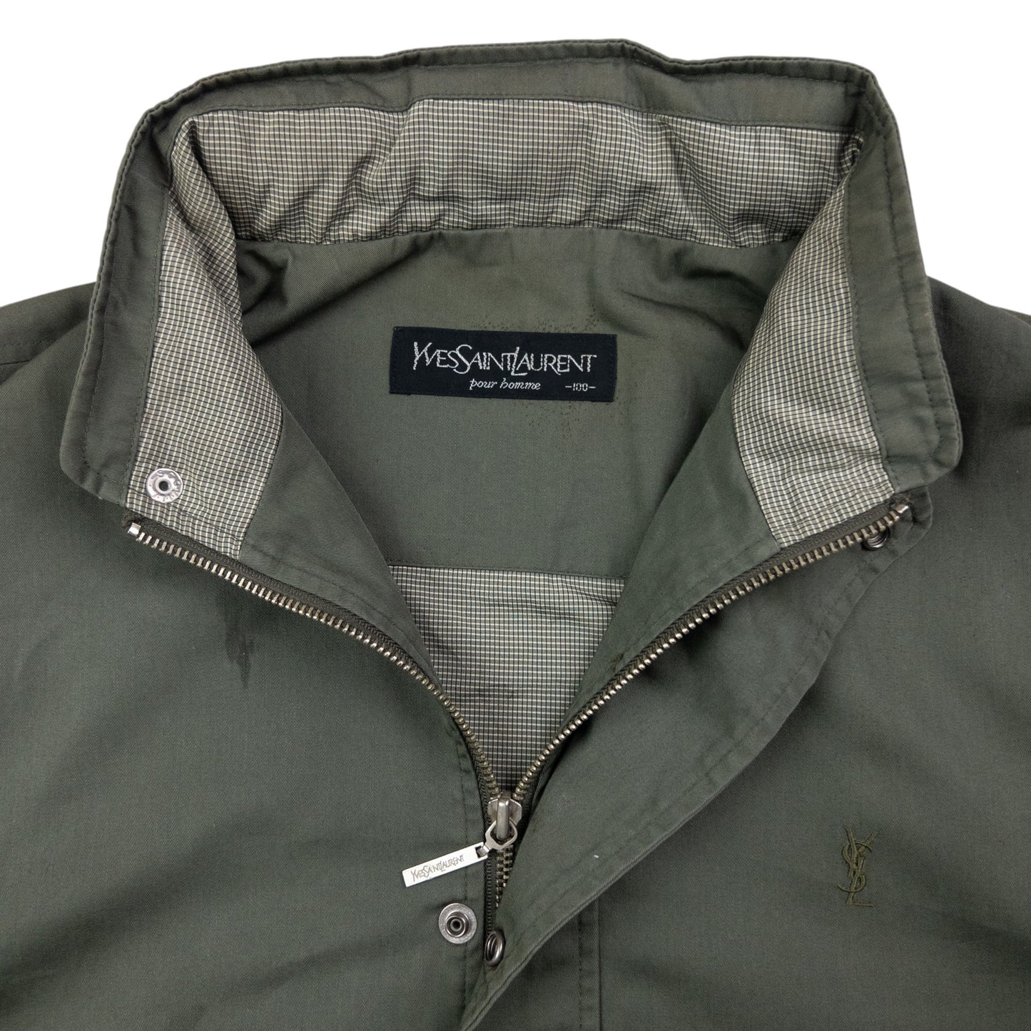 Vintage YSL Yves Saint Laurent Harrington Jacket Size M