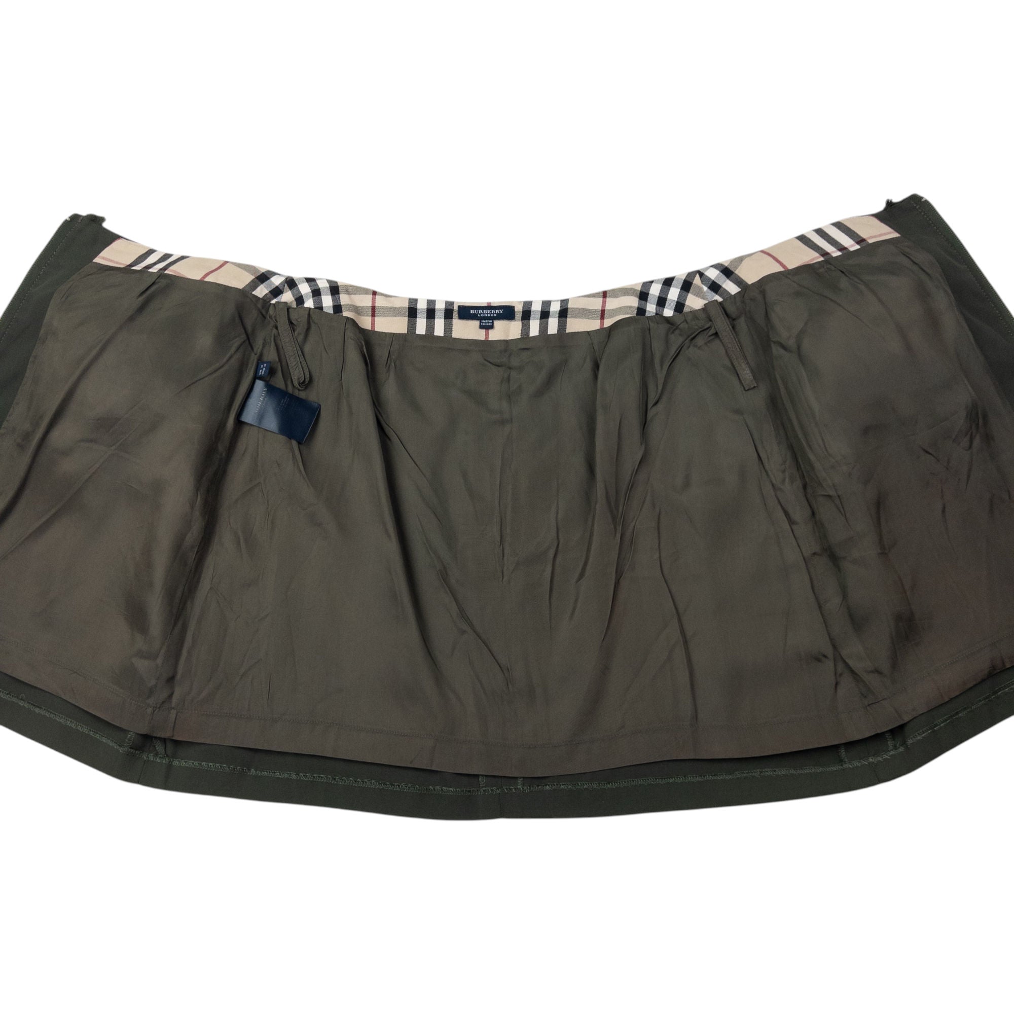 Vintage Burberry Cargo Mini Skirt Womens Size W30