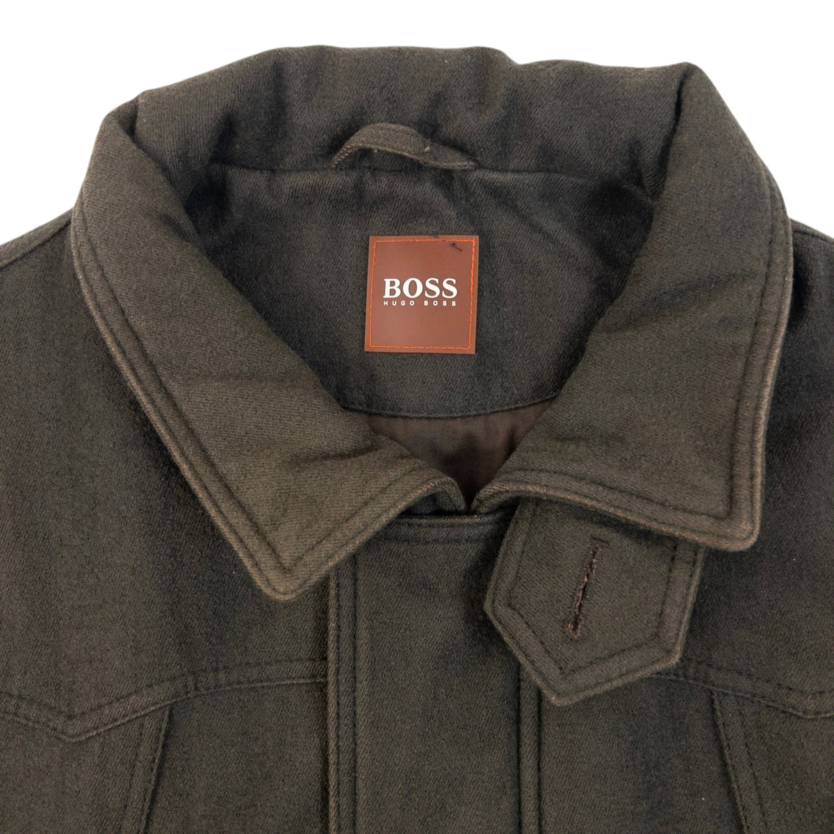 Vintage 2000s Hugo Boss Zip Up Wool Jacket Size XL