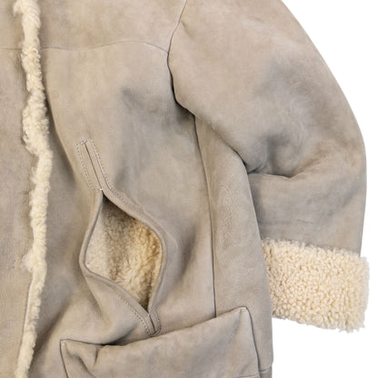Vintage 2009 Miu Miu Fleece Lined Shearling Jacket Size L