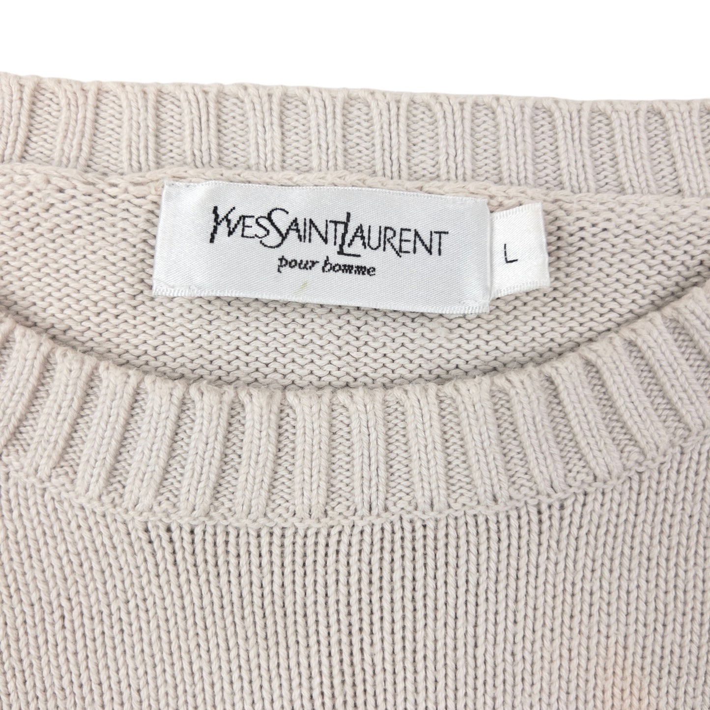 Vintage 2000s YSL Yves Saint Laurent Knit Jumper Size L