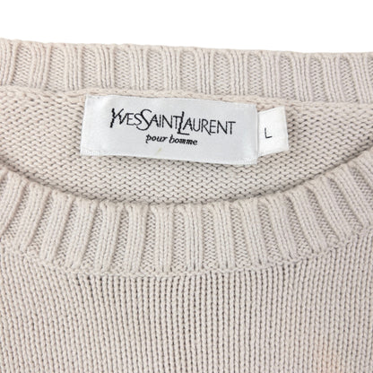 Vintage 2000s YSL Yves Saint Laurent Knit Jumper Size L
