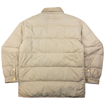 Vintage Armani Jeans Button Up Puffer Jacket Size L