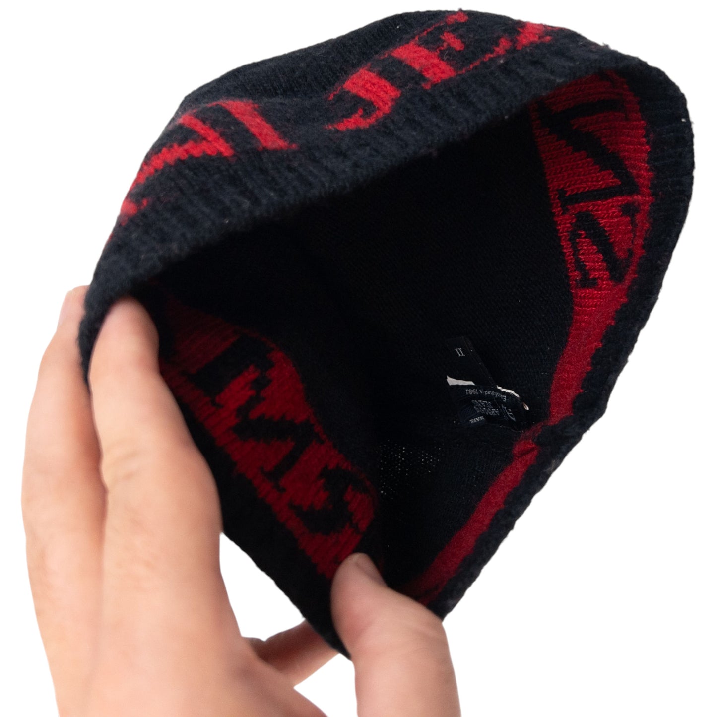 Vintage Armani Jeans Knitted Beanie Hat