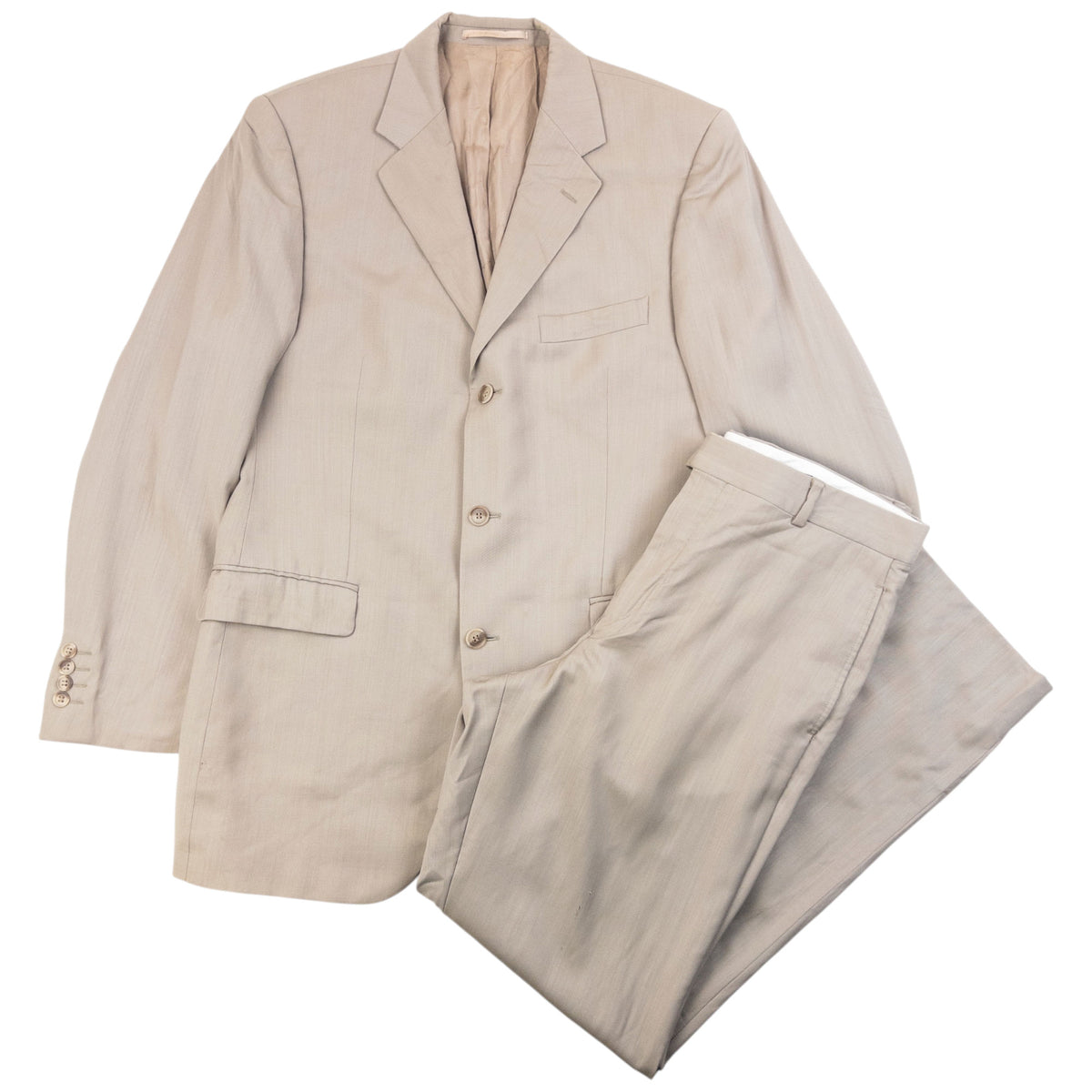 Vintage 90s YSL Yves Saint Laurent Jacket & Trousers Suit Set Size M