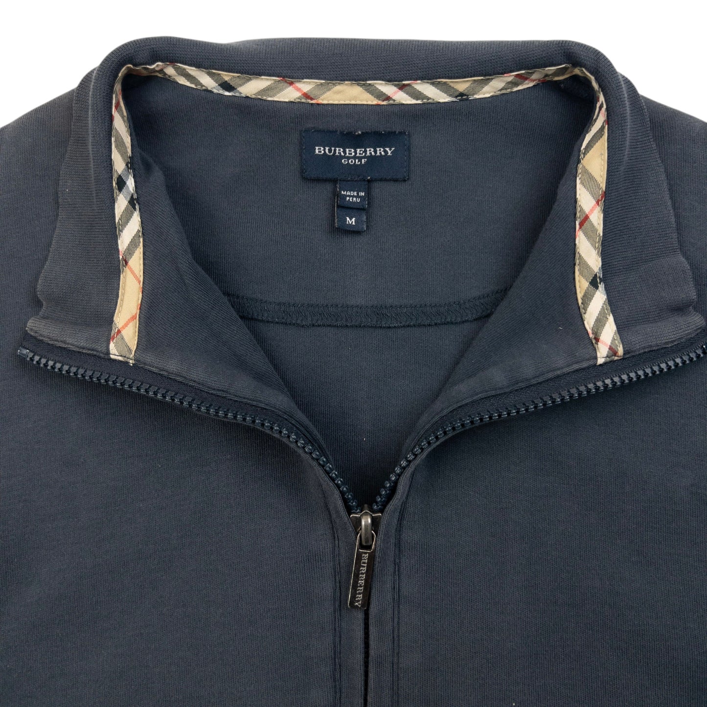 Vintage 2000s Burberry Golf Q Zip Sweatshirt Size S