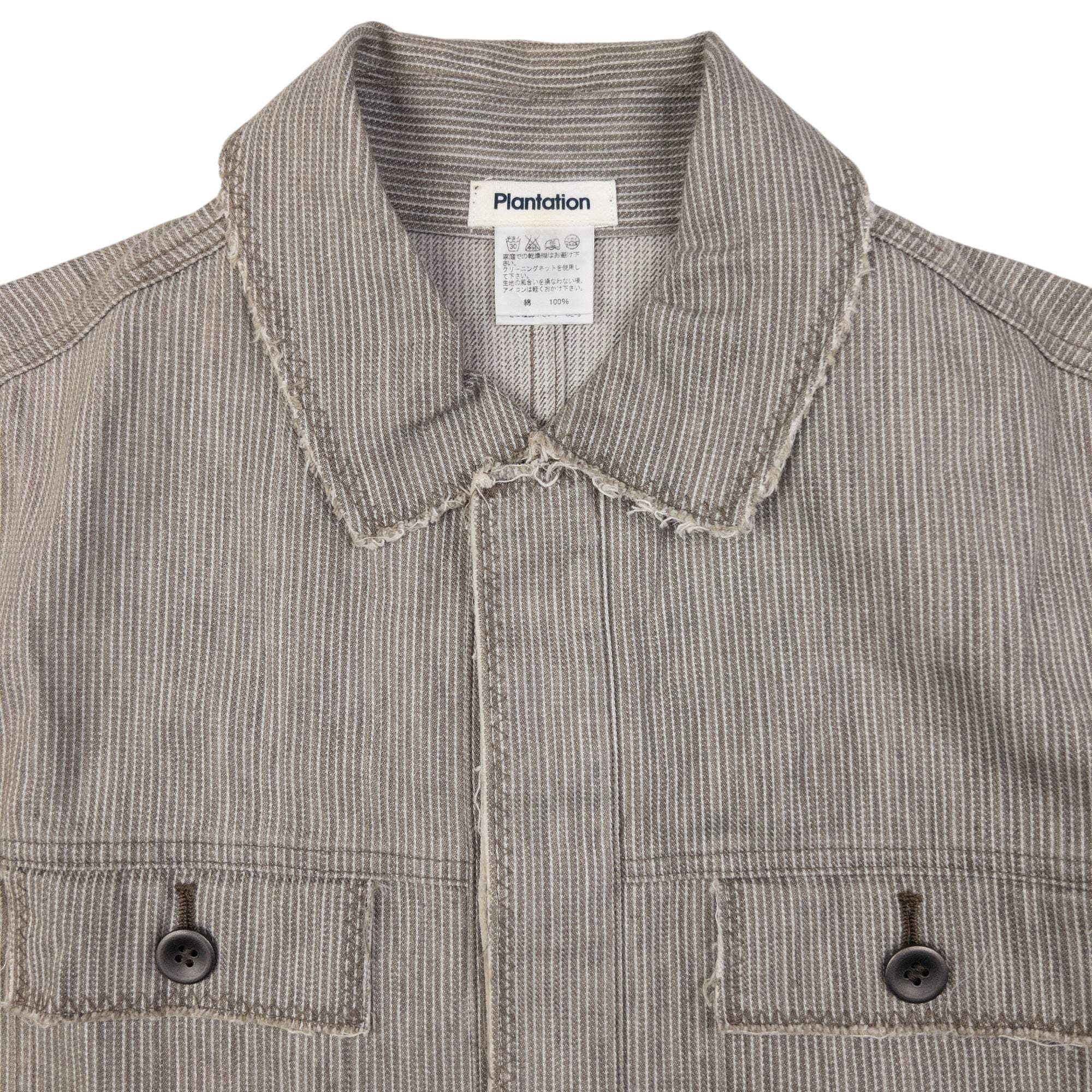 Vintage Plantation By Issey Miyake Striped Jacket Size S