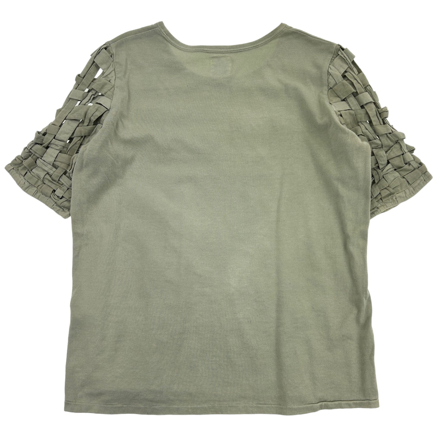 Vintage Hai By Issey Miyake Braided Detail T-Shirt Woman's Size M