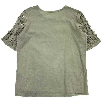 Vintage Hai By Issey Miyake Braided Detail T-Shirt Woman's Size M