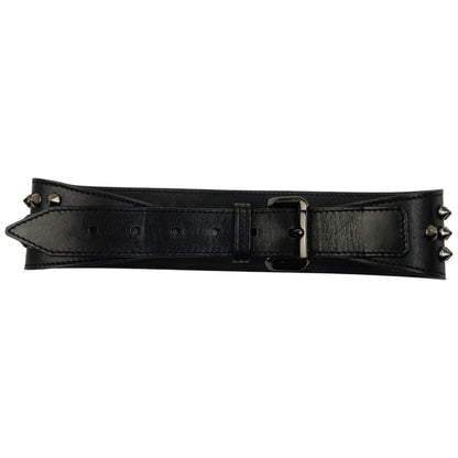 Vintage 2000s Burberry Studded Leather Belt Size S
