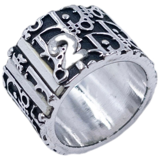 Vintage 2000s Dior By John Galliano Monogram Number Ring