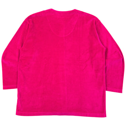 Vintage 90s YSL Yves Saint Laurent Velour Lounge Set Womens Size M
