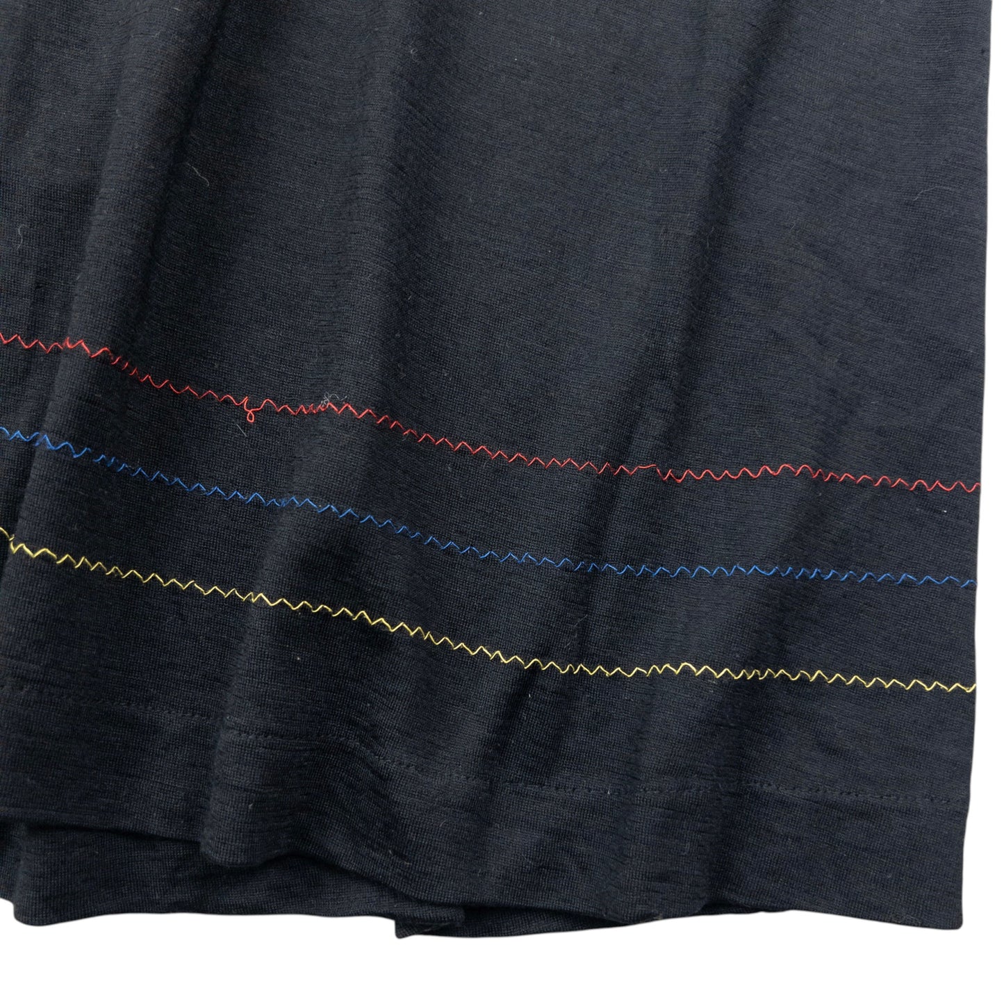 Vintage 90s Comme Des Garçons Tricot Embroidered Skirt Womens Size W23