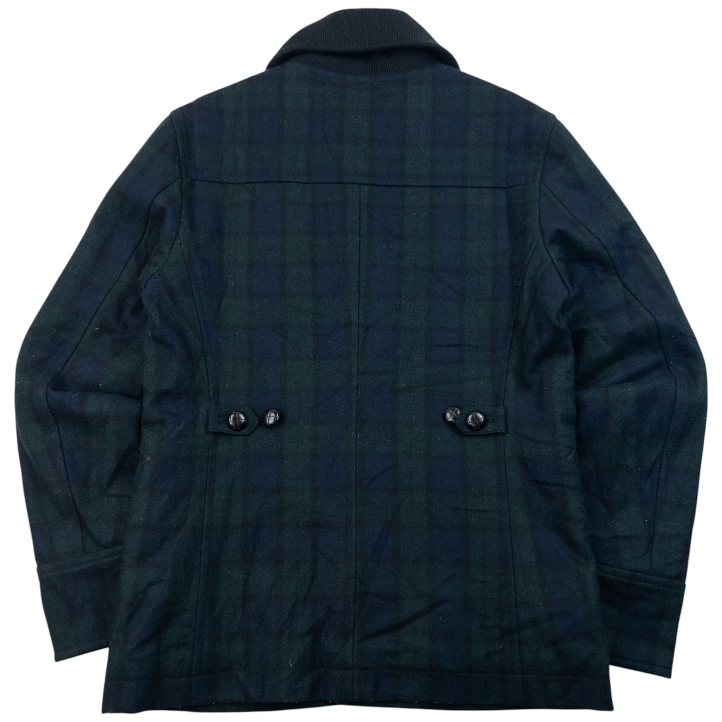 Vintage 2000s Katharine Hamnett Checkered Wool Jacket Size M