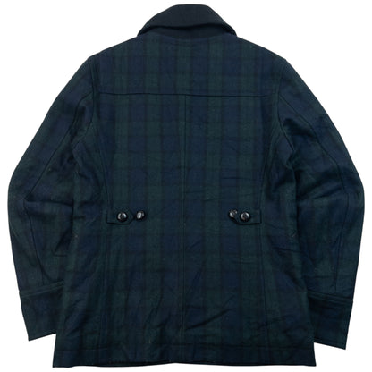 Vintage 2000s Katharine Hamnett Checkered Wool Jacket Size M