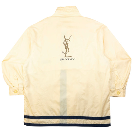 Vintage YSL Yves Saint Laurent Zip Up Jacket Size XL