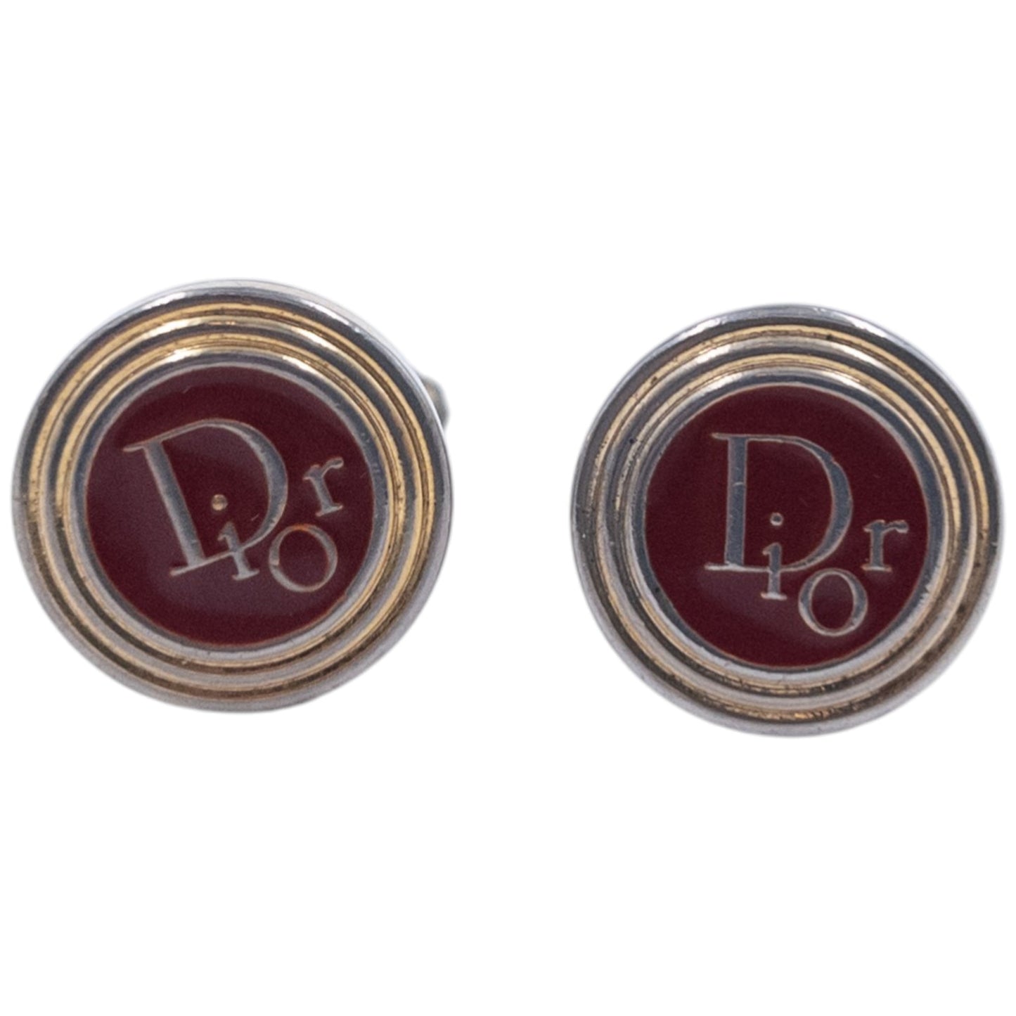 Vintage 90s Dior Embossed Cufflinks