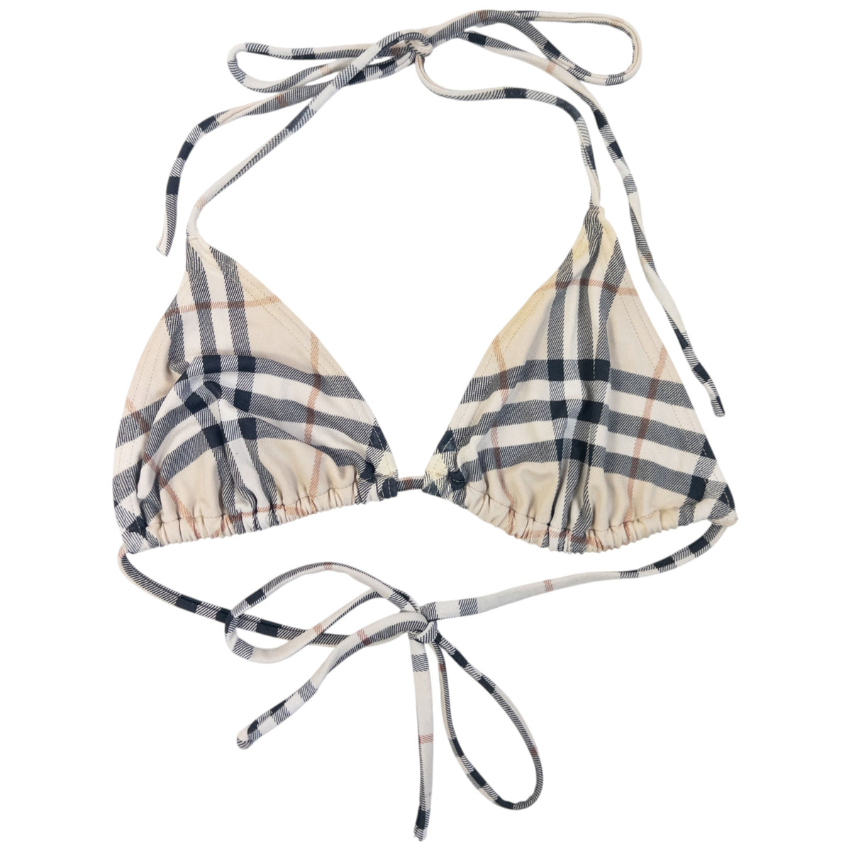 Vintage 2000s Burberry Nova Check Bikini Set Womens Size M