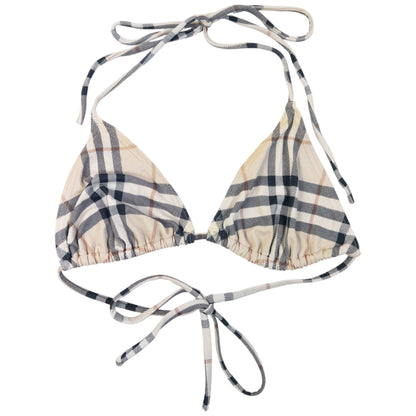 Vintage 2000s Burberry Nova Check Bikini Set Womens Size M