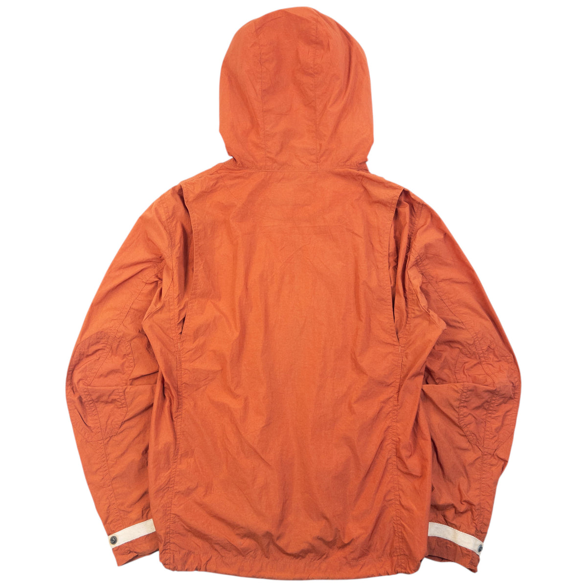 Vintage 2000s Burberry Black Label Lightweight Zip Up Jacket in orange (polyester), photo 2