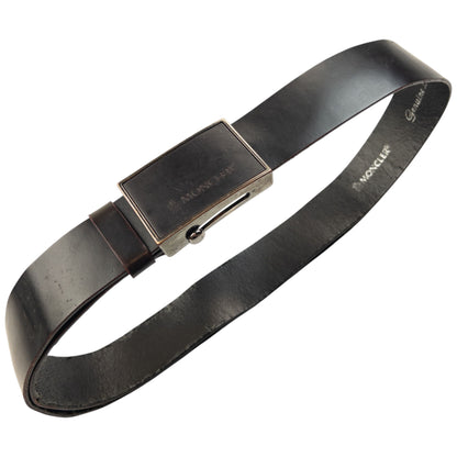Vintage 90s Moncler Leather Belt One SIze