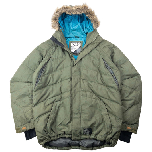 Vintage 2000s Oakley Fur Hood Puffer Jacket Size L