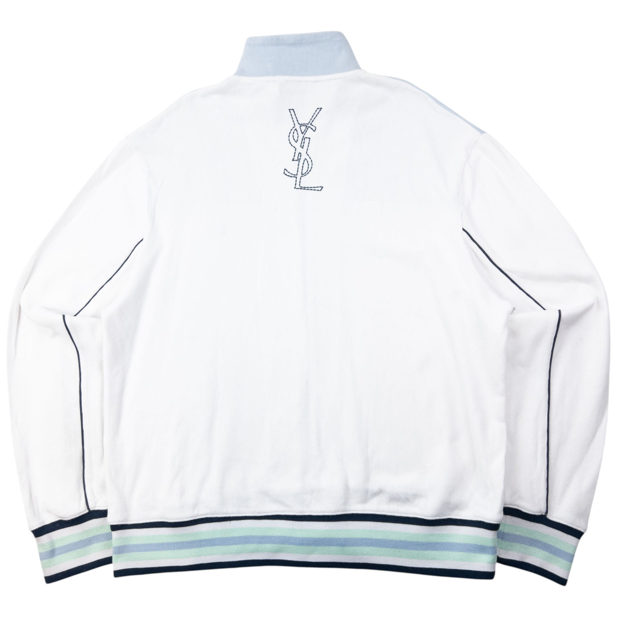 Vintage 2000s YSL Yves Saint Laurent Zip Up Sweatshirt Size XL