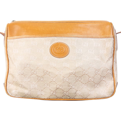 Vintage 80s Gucci Monogram Crossbody Bag