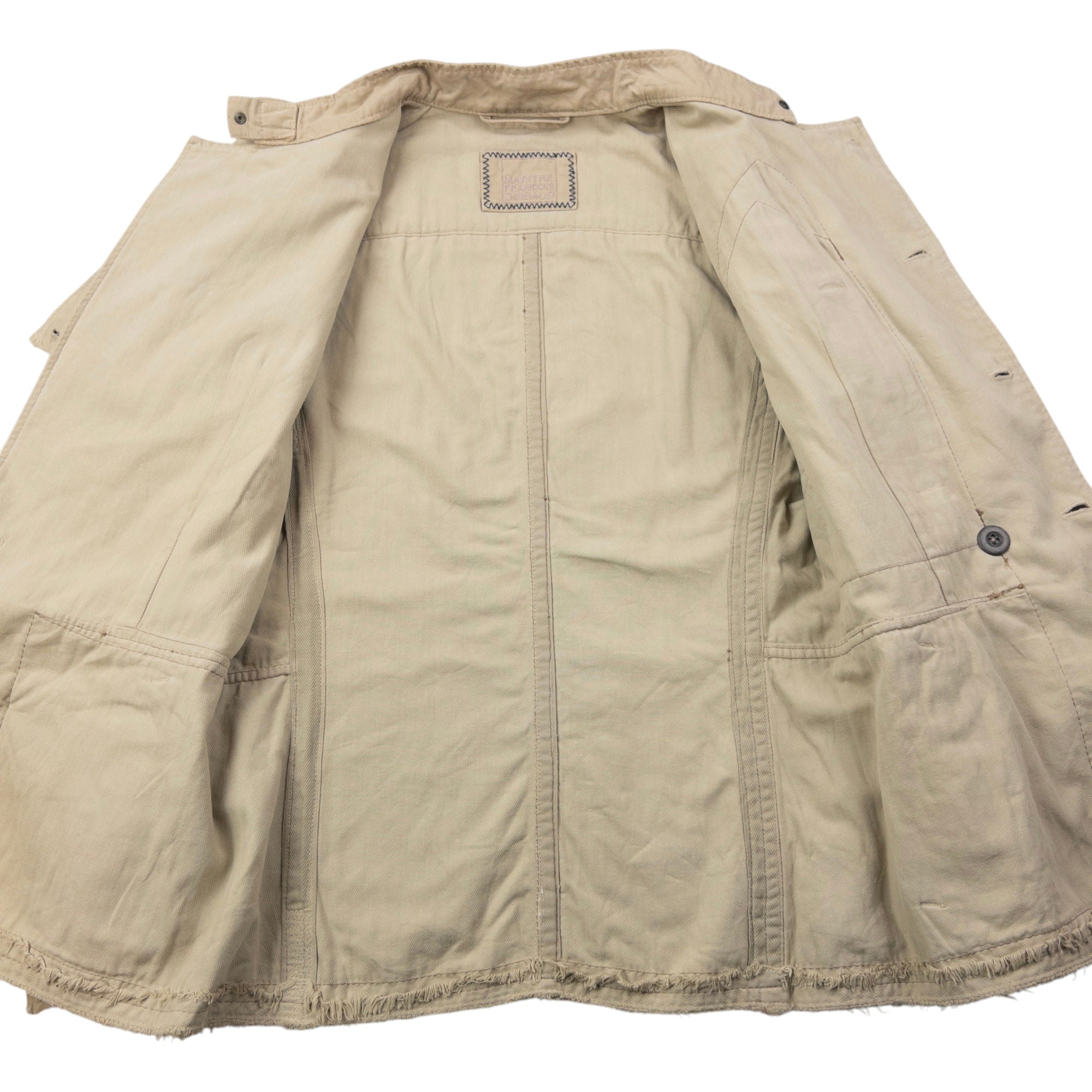 Vintage 2000s Marithe + Francois Girbaud Button Up Eyelet Jacket Womens Size L