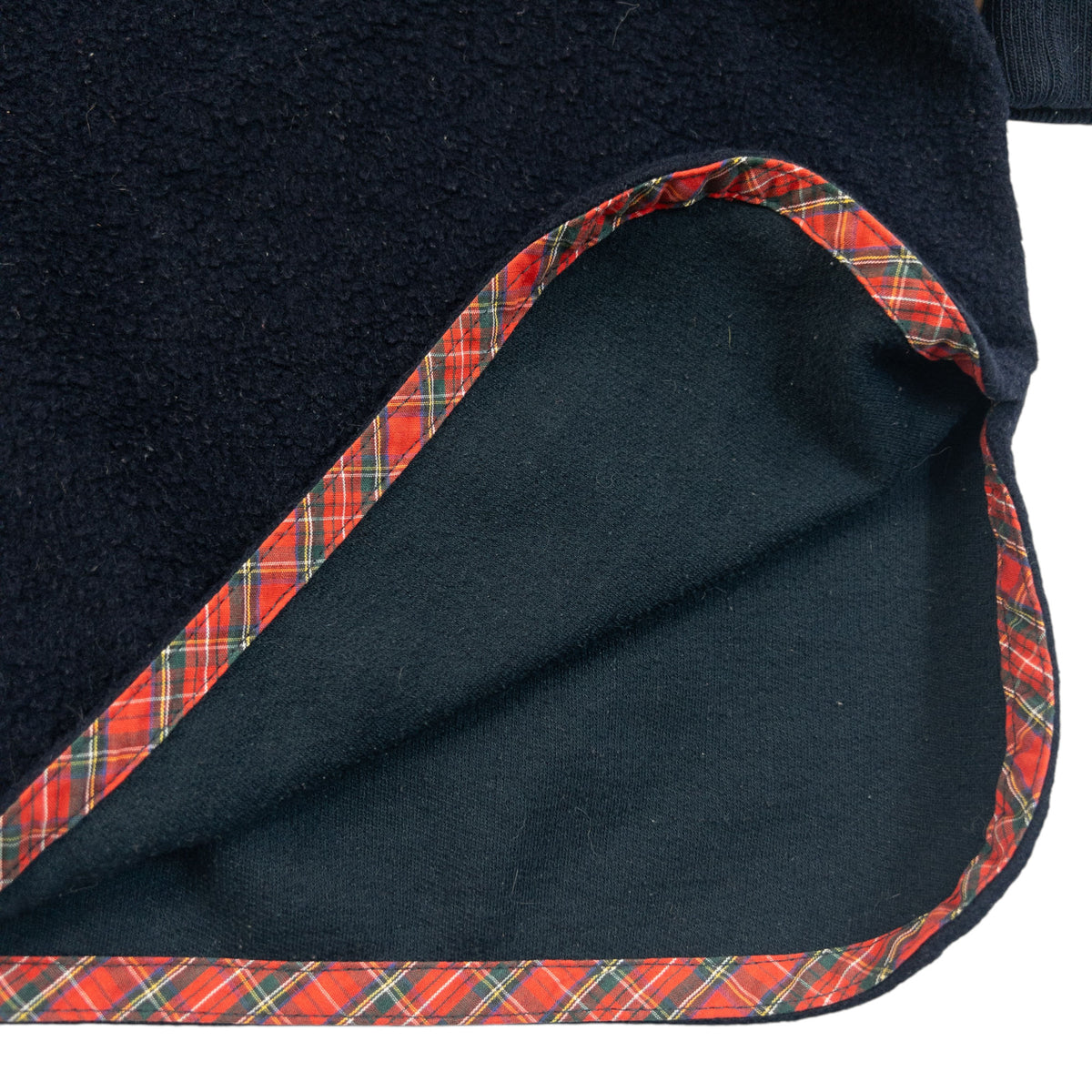 Vintage 90s Burberry Q Zip Fleece Sweatshirt Size L