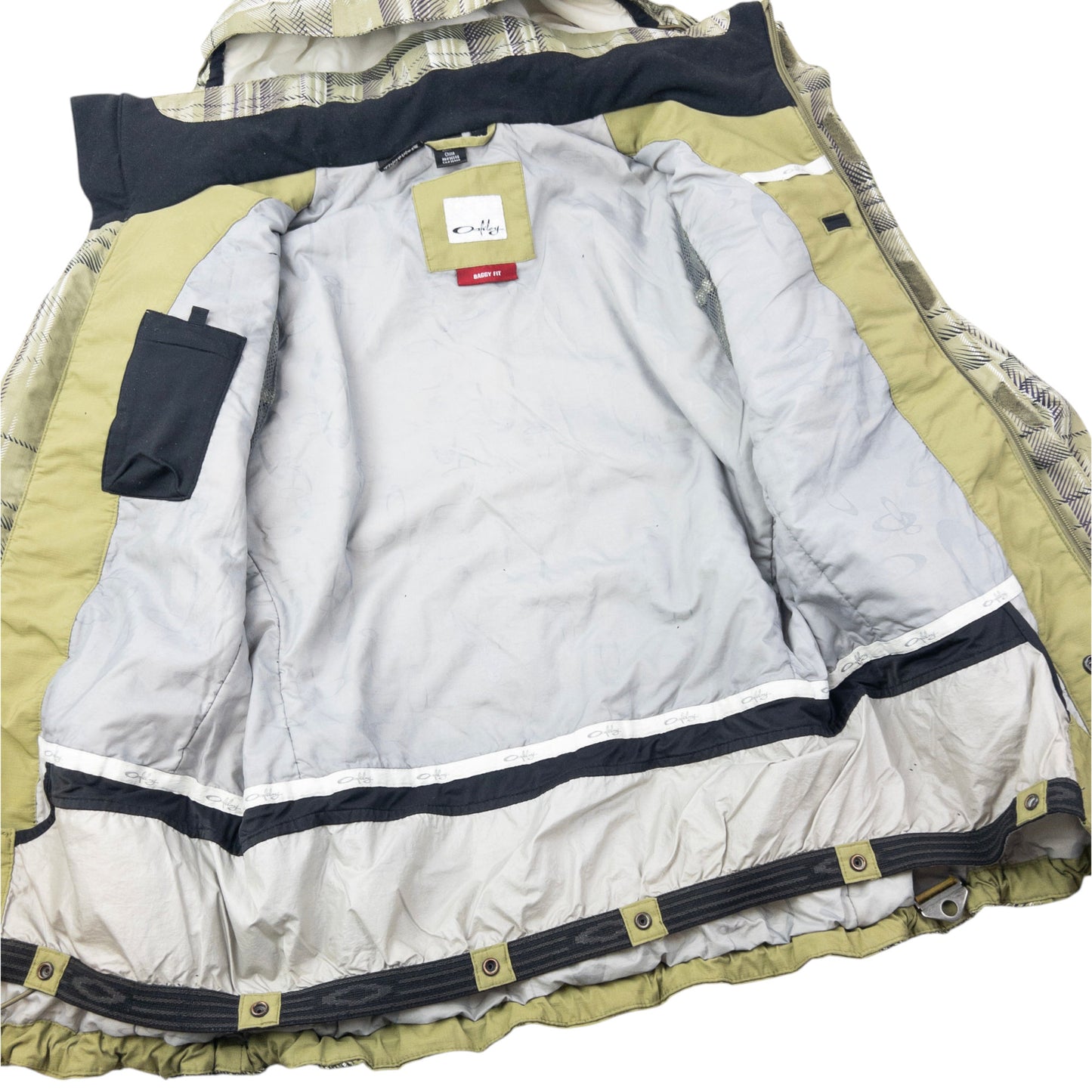 Vintage Oakley Zip Up Snowboarding Jacket Size M