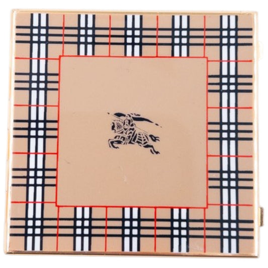 Vintage Burberry Nova Check Compact Mirror