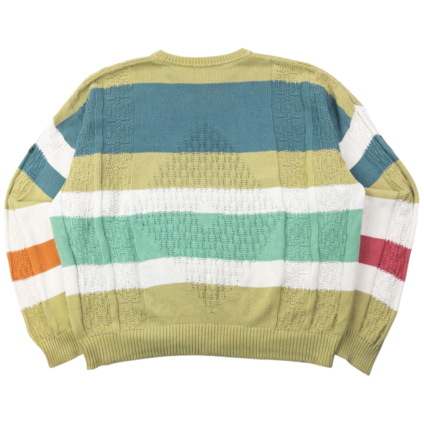 Vintage 90s Hugo Boss Striped Knit Jumper Size XL