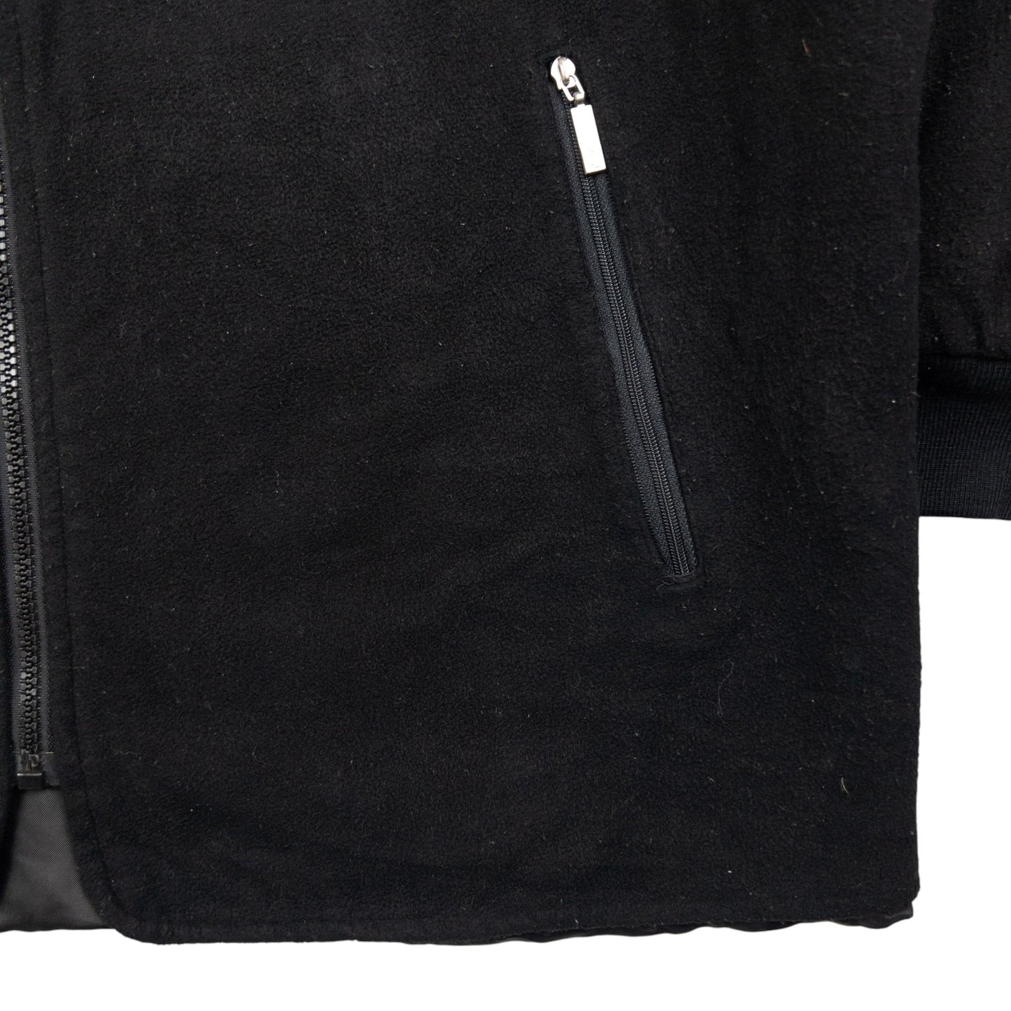 Vintage YSL Yves Saint Laurent Fleece Bomber Jacket Size L