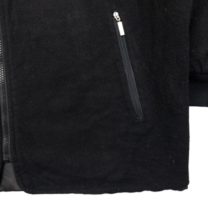 Vintage YSL Yves Saint Laurent Fleece Bomber Jacket Size L
